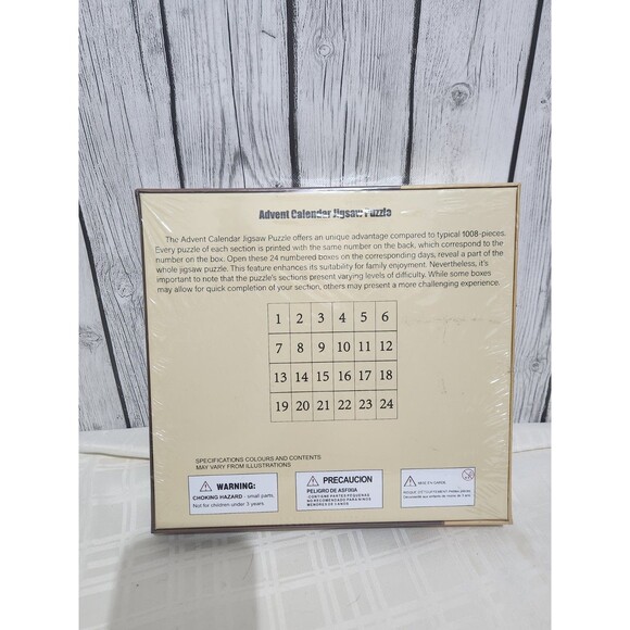Advent Calendar Christmas Nativity Jigsaw Puzzle 1008 Pieces Poster Faith Gift - Picture 6 of 10